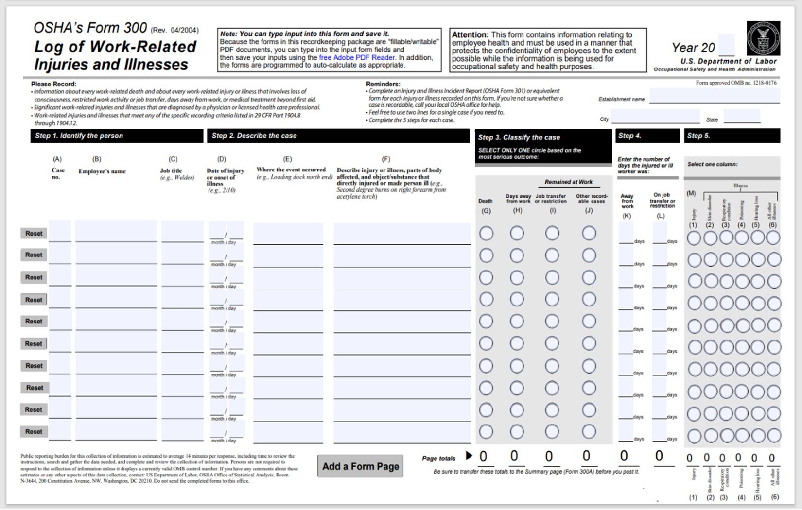 How Do I Submit Osha Form 300a